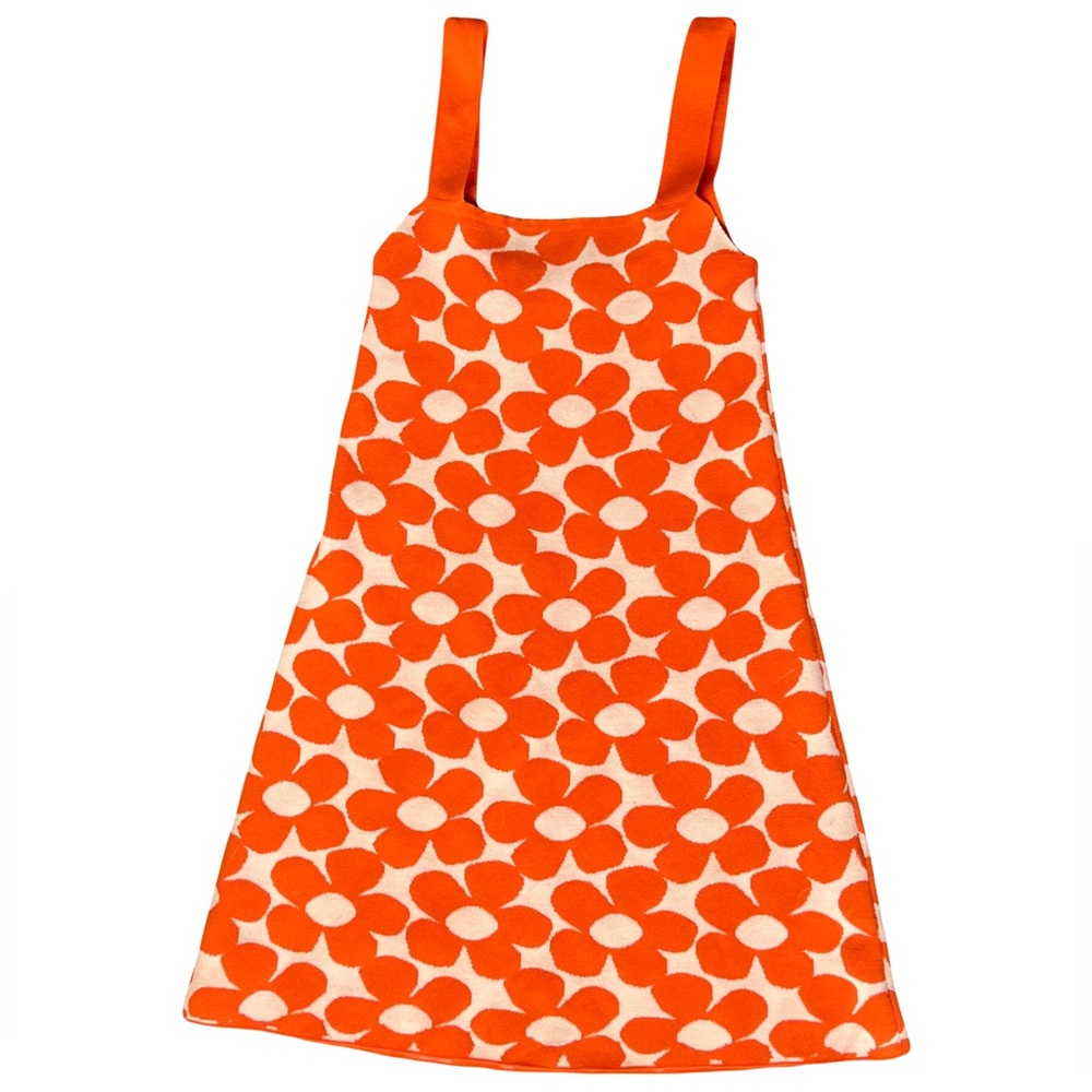 Zara Orange Flowers Mini Dress